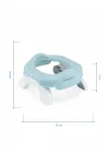 Babyjem Portatif Katlanabilir Seyahat Lazımlığı Soft Mavi + 5 Hediye Poşet