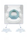 Babyjem Portatif Katlanabilir Seyahat Lazımlığı Soft Mavi + 5 Hediye Poşet