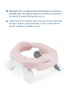 Babyjem 2 İn 1 Portatif Katlanabilir Seyahat Lazımlığı Klozet Adaptörü Soft Pembe + 5 Hediye Poşet