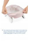 Babyjem 2 İn 1 Portatif Katlanabilir Seyahat Lazımlığı Klozet Adaptörü Soft Pembe + 5 Hediye Poşet