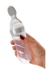 Babyjem Sıkmalı Kaşıklı Mama Biberonu Gri