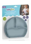 Babyjem Vakum Tabanlı Sabitlenebilir Silikon Tabak Yeşil