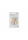 Babyjem Silikon Fil Diş Kaşıyıcı Ekru