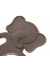 Babyjem Silikon Fil Diş Kaşıyıcı Latte