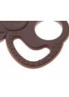 Babyjem Silikon Fil Diş Kaşıyıcı Mocha