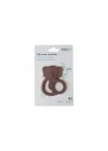 Babyjem Silikon Fil Diş Kaşıyıcı Mocha