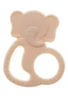 Babyjem Silikon Fil Diş Kaşıyıcı Ekru