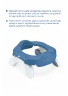 Babyjem 2 İn 1 Portatif Katlanabilir Seyahat Lazımlığı Klozet Adaptörü İndigo Mavi + 5 Hediye Poşet