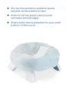 Babyjem 2 İn 1 Portatif Katlanabilir Seyahat Lazımlığı Klozet Adaptörü İndigo Mavi + 5 Hediye Poşet