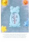 Babyjem Cıvasız Kurbağa Banyo Oda Termometresi Turkuaz