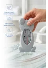 Babyjem Cıvasız Kurbağa Banyo Oda Termometresi Gri
