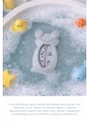 Babyjem Cıvasız Kurbağa Banyo Oda Termometresi Gri