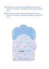 Babyjem Bebek Diş Kaşıyıcı Eldiveni Kelebek Mavi