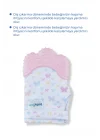 Babyjem Bebek Diş Kaşıyıcı Eldiveni Kelebek Pembe