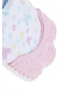 Babyjem Bebek Diş Kaşıyıcı Eldiveni Kelebek Pembe