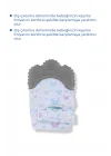 Babyjem Bebek Diş Kaşıyıcı Eldiveni Kelebek Gri