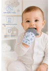 Babyjem Bebek Diş Kaşıyıcı Eldiveni Kirpi Gri