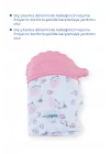Babyjem Bebek Diş Kaşıyıcı Eldiveni Kirpi Pembe
