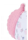 Babyjem Bebek Diş Kaşıyıcı Eldiveni Kirpi Pembe