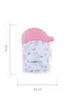Babyjem Bebek Diş Kaşıyıcı Eldiveni Kirpi Pembe