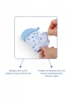 Babyjem Bebek Diş Kaşıyıcı Eldiveni Kirpi Mavi