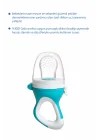 Babyjem Silikon Yumuşak Uçlu Meyve Süzgeçi Sebze Emziği Mavi