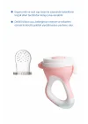 Babyjem Silikon Yumuşak Uçlu Meyve Süzgeçi Sebze Emziği Pembe