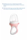 Babyjem Silikon Yumuşak Uçlu Meyve Süzgeçi Sebze Emziği Pembe