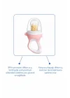 Babyjem Silikon Yumuşak Uçlu Meyve Süzgeçi Sebze Emziği Pembe