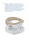 Babyjem Yandan Açılır Banyo ve Mama Oturağı & Hediye Minderli 2li Set Taş
