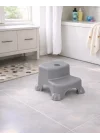 Babyjem Kaydırmaz Bebek Katlı Basamağı Soft Gri