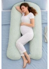 Babyjem Hamile Uyku Yastığı Yeşil Çiçek