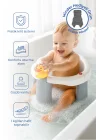 Babyjem Önden Açılır Banyo ve Mama Oturağı ve Hediye Minderli - 2  Li Set Kum Beji