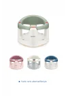 Babyjem Önden Açılır Banyo ve Mama Oturağı ve Hediye Minderli - 2  Li Set Soft Yeşil