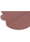 Babyjem Oval Hazneli Silikon Mama Önlüğü Mocha