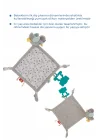 Babyjem 926 Birdy Diş Kaşıyıcılı + Silikon Emzik Hediyeli Uyku Arkadaşım Kahve