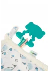 Babyjem 926 Birdy Diş Kaşıyıcılı + Silikon Emzik Hediyeli Uyku Arkadaşım Mavi 
