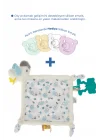 Babyjem 926 Birdy Diş Kaşıyıcılı + Silikon Emzik Hediyeli Uyku Arkadaşım Mavi 