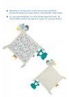 Babyjem 926 Birdy Diş Kaşıyıcılı + Silikon Emzik Hediyeli Uyku Arkadaşım Mavi 