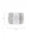 Babyjem Ayarlanabilir Düz Kafa Yastığı Gri Çiçek
