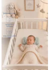 Babyjem Ayarlanabilir Düz Kafa Yastığı Yeşil Çiçek