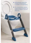 Babyjem Basamaklı Katlanır Klozet Adaptörü İndigo Mavi