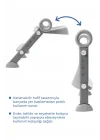 Babyjem Basamaklı Katlanır Klozet Adaptörü Soft Gri