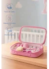 Babyjem Çantalı Bebek Bakım Bakım Seti 7 Parça Pembe