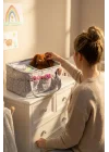 Babyjem Katlamalı Anne&bebek Organizer Gri Çiçek