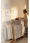 Babyjem Katlamalı Anne&bebek Organizer Gri Çiçek