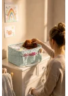 Babyjem Katlamalı Çanta Anne&Bebek Organizer Yeşil Çiçek