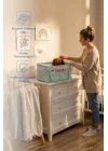 Babyjem Katlamalı Çanta Anne&Bebek Organizer Yeşil Çiçek