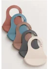 Babyjem Mini Silikon Mama Önlüğü Ekru