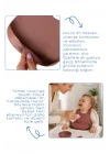 Babyjem Mini Silikon Mama Önlüğü Mocha